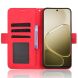 Чехол-книжка с карманами Deexe Wallet Stand для OPPO A6s / A6 - Red (406603R). Фото 4 из 15