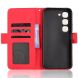 Чехол-книжка с кармашками Deexe Wallet Stand для Infinix Hot 70 Pro - Red (331102R). Фото 4 из 15