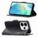 Чехол-книжка с рисунком UniCase Butterfly Pattern для OPPO Reno 15 F/FS - Black (405840B). Фото 2 из 8