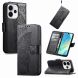 Чехол-книжка с рисунком UniCase Butterfly Pattern для OPPO Reno 15 F/FS - Black (405840B). Фото 5 из 8