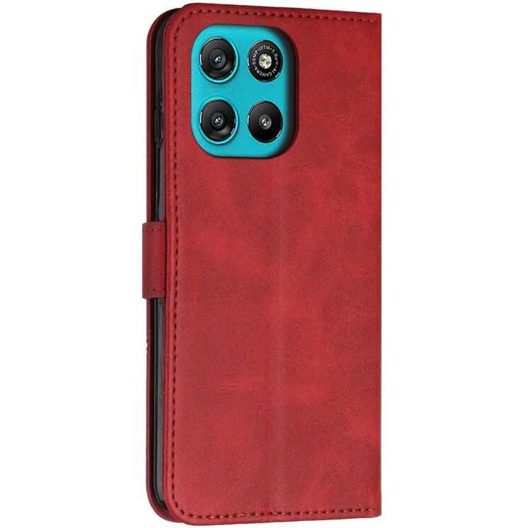 Чехол-книжка с застежкой UniCase Jet Cover для Motorola Moto G57 / G57 Power / G67 Power - Red: фото 5 из 10