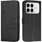 Чехол-книжка с застежкой UniCase Jet Cover для Xiaomi Poco F8 Pro - Black: фото 1 из 10