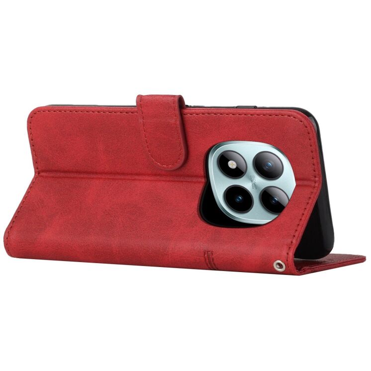 Чехол-книжка с застежкой UniCase Jet Cover для Xiaomi Redmi Note 15 Pro - Red: фото 3 из 10