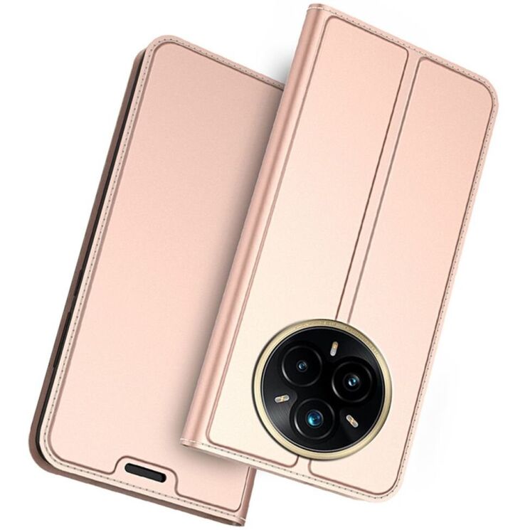 Чохол-книжка UniCase Business Wallet для Realme 14 Pro Plus - Rose Gold: фото 1 з 7