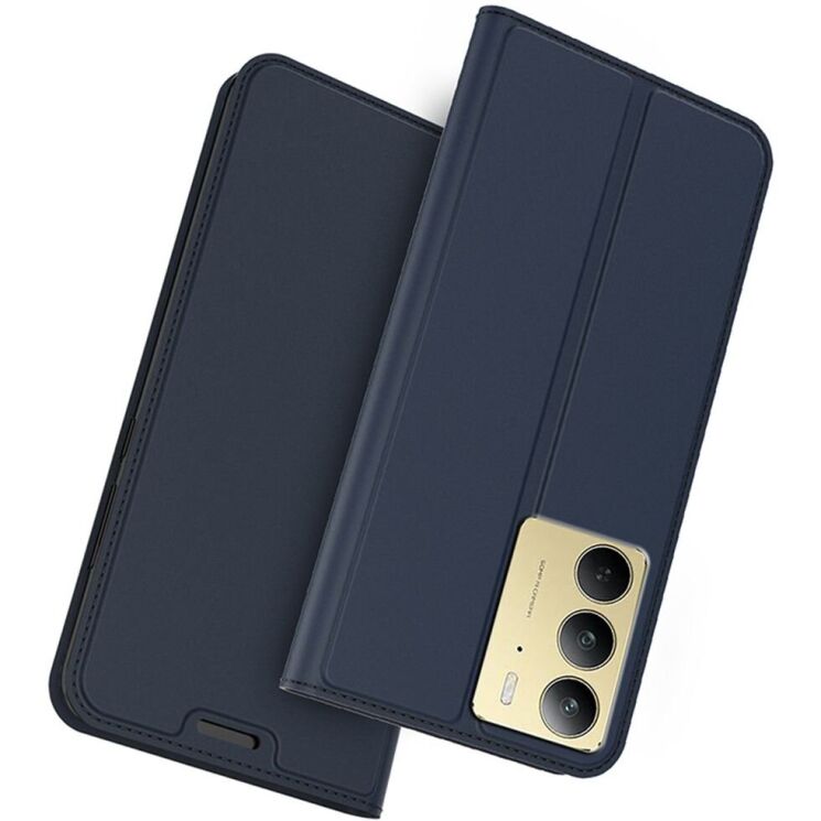 Чохол-книжка UniCase Business Wallet для Realme C75 - Blue: фото 1 з 7