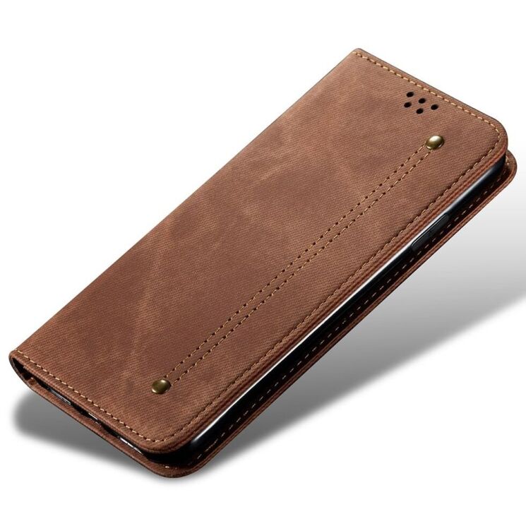 Чехол-книжка UniCase Jeans Wallet для Samsung Galaxy S25 Ultra (S938) - Coffee: фото 4 из 6