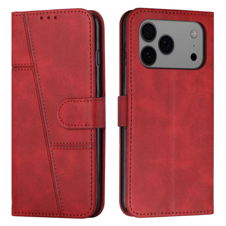 Чохол-книжка UniCase Jet Cover для Apple iPhone 17 Pro Max - Red: фото 1 з 11
