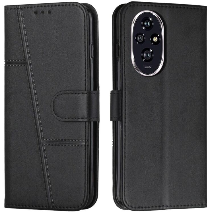 Чохол-книжка UniCase Jet Cover для Honor 200 - Black: фото 1 з 10