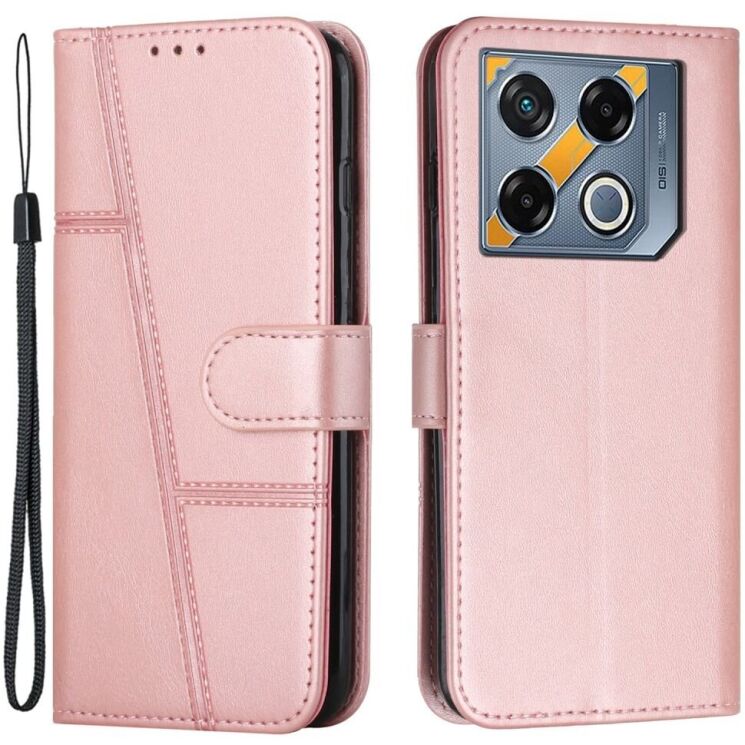 Чехол-книжка UniCase Jet Cover для Infinix GT 20 Pro - Rose Gold: фото 1 из 10