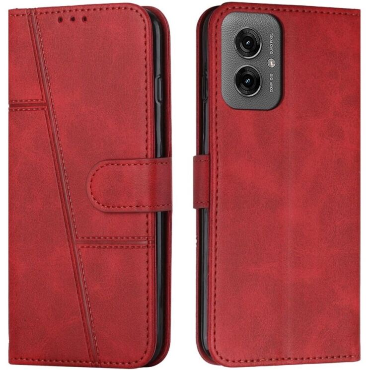 Чехол-книжка UniCase Jet Cover для Motorola Moto G55 - Red: фото 1 из 10