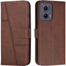Чехол-книжка UniCase Jet Cover для Motorola Moto G85 - Brown: фото 1 из 10