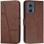 Чохол-книжка UniCase Jet Cover для Motorola Moto G85 - Brown: фото 1 з 10