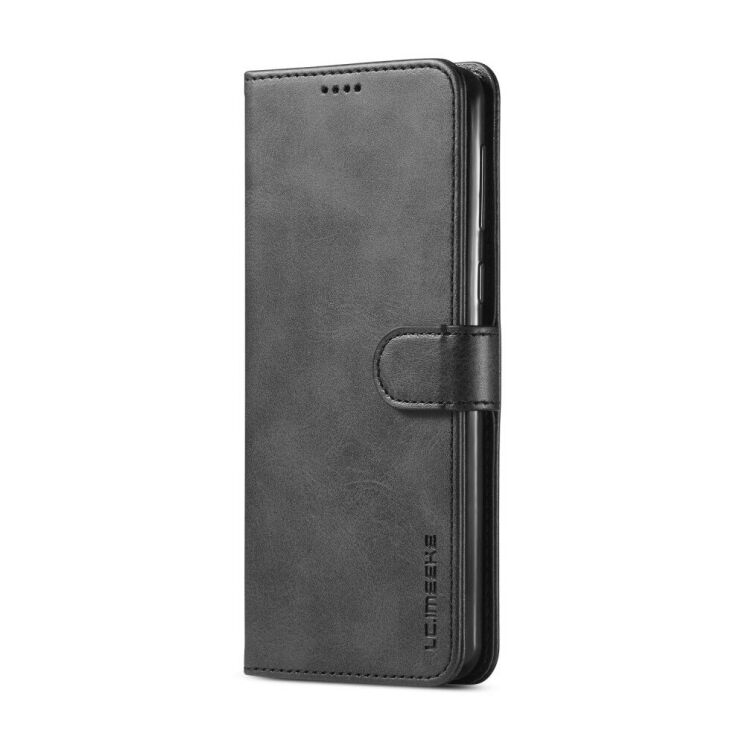 Чехол LC.IMEEKE Wallet Case для Samsung Galaxy A21 (A215) - Black: фото 2 из 3