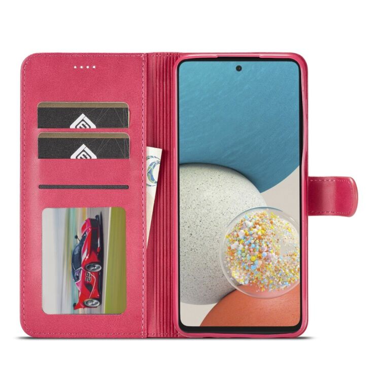 Чехол LC.IMEEKE Wallet Case для Samsung Galaxy A53 - Red: фото 4 из 12