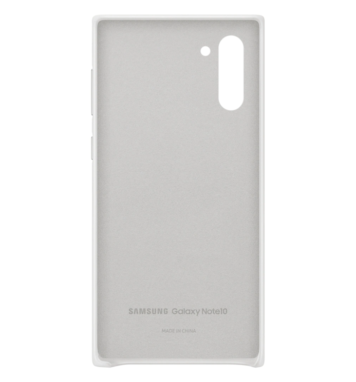 Чехол Leather Cover для Samsung Galaxy Note 10 (N970) EF-VN970LWEGRU - White: фото 4 из 4