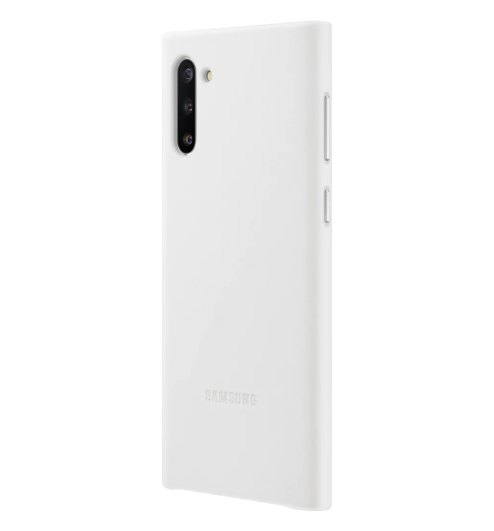 Чехол Leather Cover для Samsung Galaxy Note 10 (N970) EF-VN970LWEGRU - White: фото 3 из 4