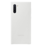 Оригінальний чохол Leather Cover для Samsung Galaxy Note 10 (N970) EF-VN970LWEGRU - White: фото 1 з 4