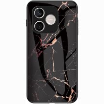 Чехол с рисунком Deexe Gradient Pattern для Honor 600 Lite - Gold / Black: фото 1 из 10