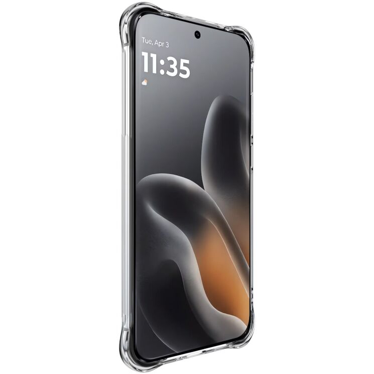 Чехол с усиленными углами IMAK Airbag MAX Case для Motorola Edge 70 Fusion - Transparent: фото 2 из 10