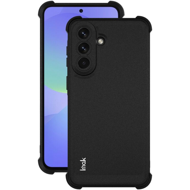Чехол с усиленными углами IMAK Airbag MAX Case для Samsung Galaxy A57 (A576) - Matte Black: фото 2 из 7