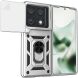 Чохол із захистом камери Deexe Armor Shield для Motorola Razr Fold - Silver (423009S). Фото 1 з 9