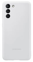 Чехол Silicone Cover для Samsung Galaxy S21 Plus (G996) EF-PG996TJEGRU - Light Gray: фото 1 из 2