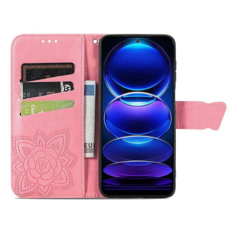 Чехол UniCase Butterfly Pattern для HMD Pulse Pro - Pink: фото 2 из 5