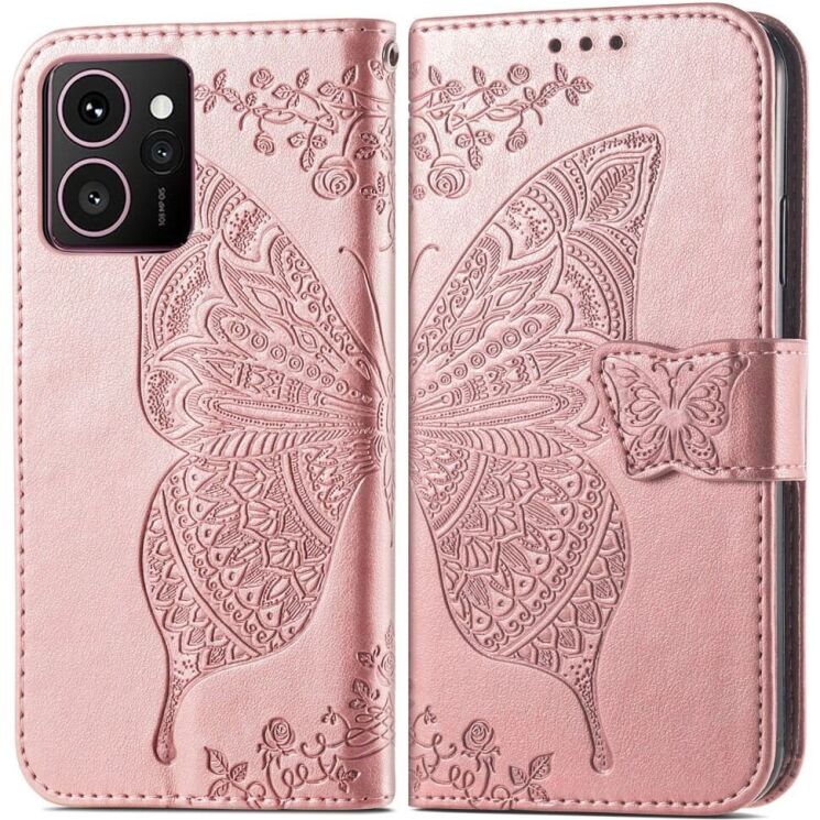 Чехол UniCase Butterfly Pattern для HMD Skyline - Rose Gold: фото 1 из 10