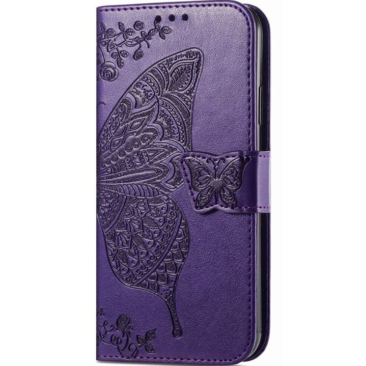 Чехол UniCase Butterfly Pattern для Honor X6a - Dark Purple: фото 5 из 6