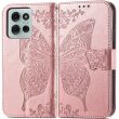 Чехол UniCase Butterfly Pattern для Motorola Moto G75 - Rose Gold (367821RG)