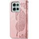 Чехол UniCase Butterfly Pattern для Motorola Moto G75 - Rose Gold (367821RG). Фото 6 из 10
