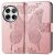 Чехол UniCase Butterfly Pattern для OnePlus 12 - Rose Gold: фото 1 из 8