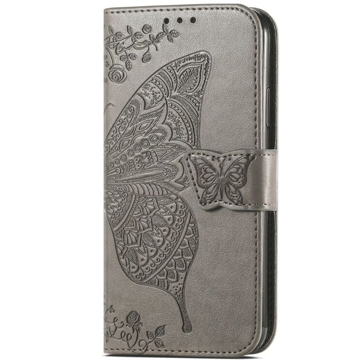 Чехол UniCase Butterfly Pattern для OnePlus Nord N30 SE - Grey: фото 4 из 8