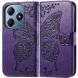 Чехол UniCase Butterfly Pattern для Realme C63 / C61 / Note 60x - Dark Purple (359733DV). Фото 1 из 9