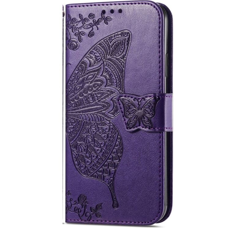 Чехол UniCase Butterfly Pattern для Realme C63 / C61 / Note 60x - Dark Purple: фото 5 из 9