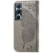 Чехол UniCase Butterfly Pattern для Realme C65 - Grey (353931H). Фото 5 из 8
