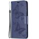 Чехол UniCase Butterfly Pattern для Samsung Galaxy S21 FE (G990) - Dark Blue (230621DB). Фото 3 из 10