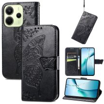 Чехол UniCase Butterfly Pattern для Xiaomi Redmi Note 14 4G - Black: фото 1 из 11