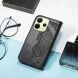 Чехол UniCase Butterfly Pattern для Xiaomi Redmi Note 14 4G - Black (373474B). Фото 6 из 11