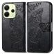 Чехол UniCase Butterfly Pattern для Xiaomi Redmi Note 14 4G - Black (373474B). Фото 2 из 11