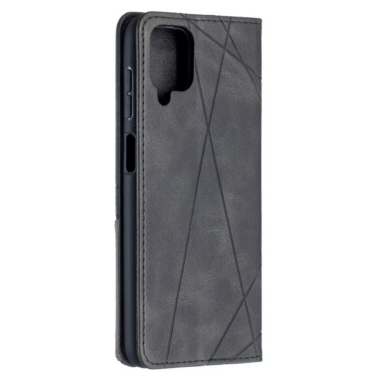 Чехол UniCase Geometric Pattern для Samsung Galaxy A12 (A125) / A12 Nacho (A127) / M12 (M127) - Black: фото 4 из 11