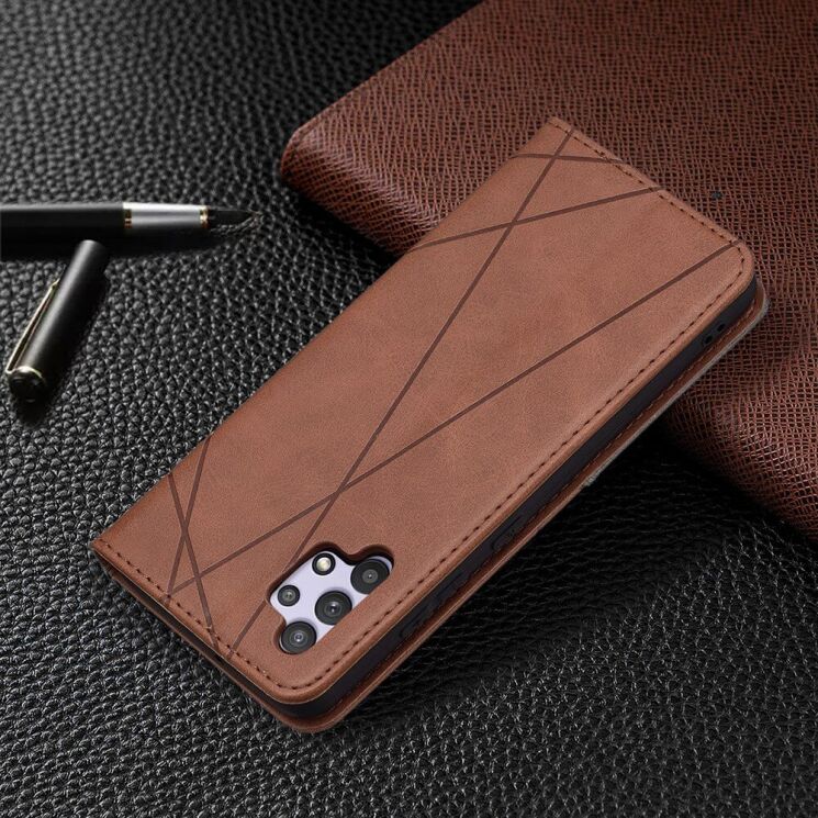 Чехол UniCase Geometric Pattern для Samsung Galaxy A32 (А325) - Coffee: фото 6 из 11