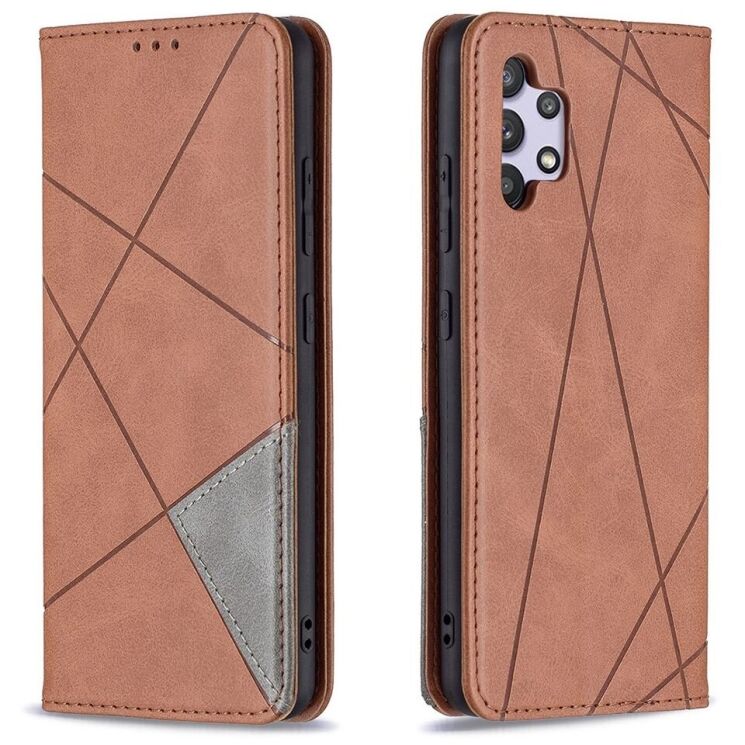 Чехол UniCase Geometric Pattern для Samsung Galaxy A32 (А325) - Coffee: фото 2 из 11