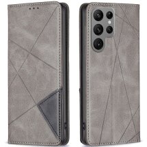 Чохол UniCase Geometric Pattern для Samsung Galaxy S23 Ultra - Grey: фото 1 з 8