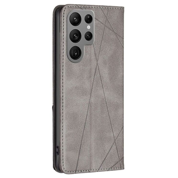 Чохол UniCase Geometric Pattern для Samsung Galaxy S23 Ultra - Grey: фото 5 з 8