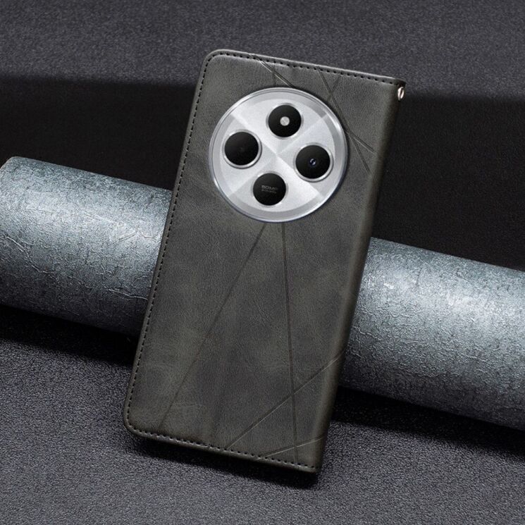 Чехол UniCase Geometric Pattern для Xiaomi Redmi 14C / Redmi A4 5G / Poco C75 - Black: фото 7 из 8