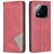 Чехол UniCase Geometric Pattern для Xiaomi Redmi Note 14 Pro 5G / Note 14 Pro Plus - Red: фото 1 из 8