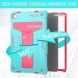 Чехол UniCase Hybrid Stand для Samsung Galaxy Tab A9 Plus (X210/216) - Mint Green / Rose (339220MR). Фото 2 из 5