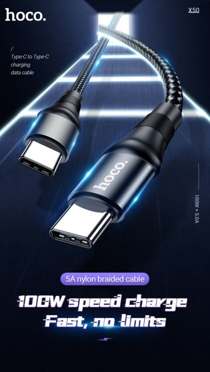 Дата-кабель Hoco X50 Excellent MicroUSB (2.4A, 1m) - Black: фото 6 из 10