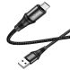 Дата-кабель Hoco X50 Excellent MicroUSB (2.4A, 1m) - Black (895698B). Фото 3 из 10